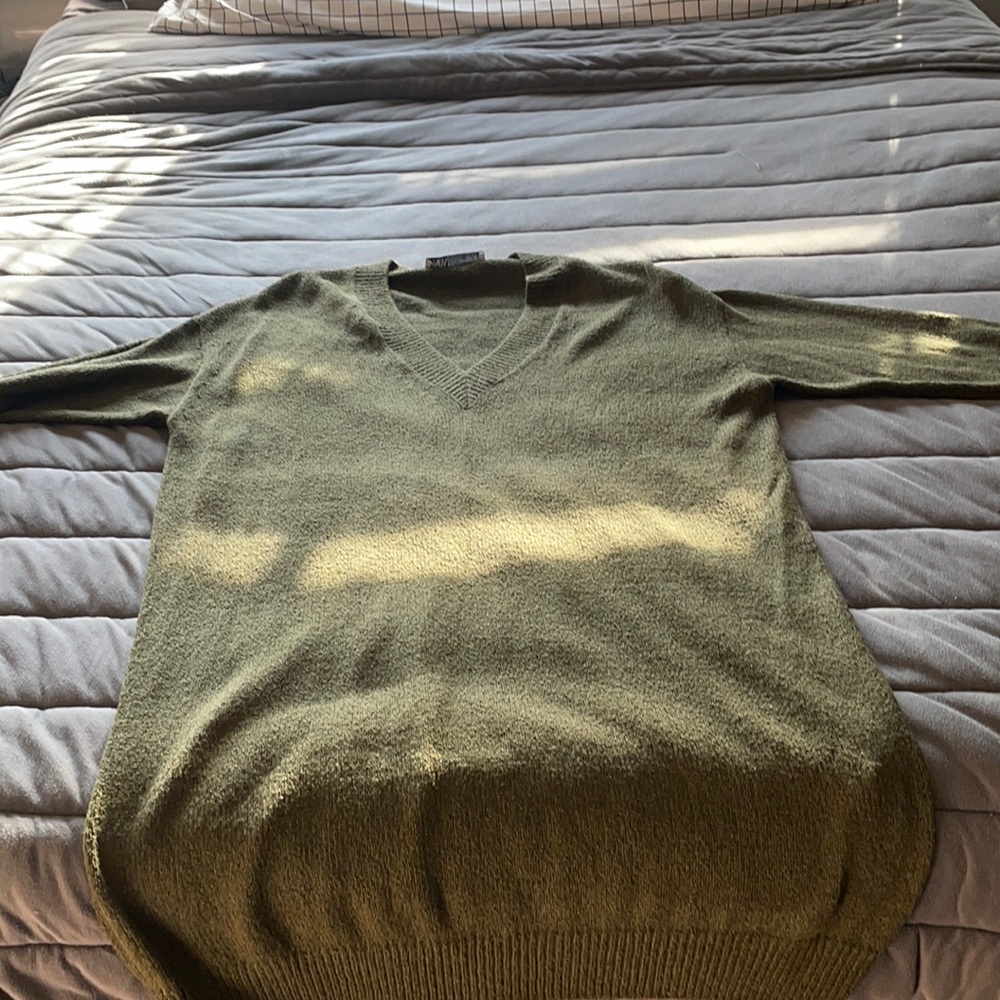 Zara Forest Green Sweater Dress